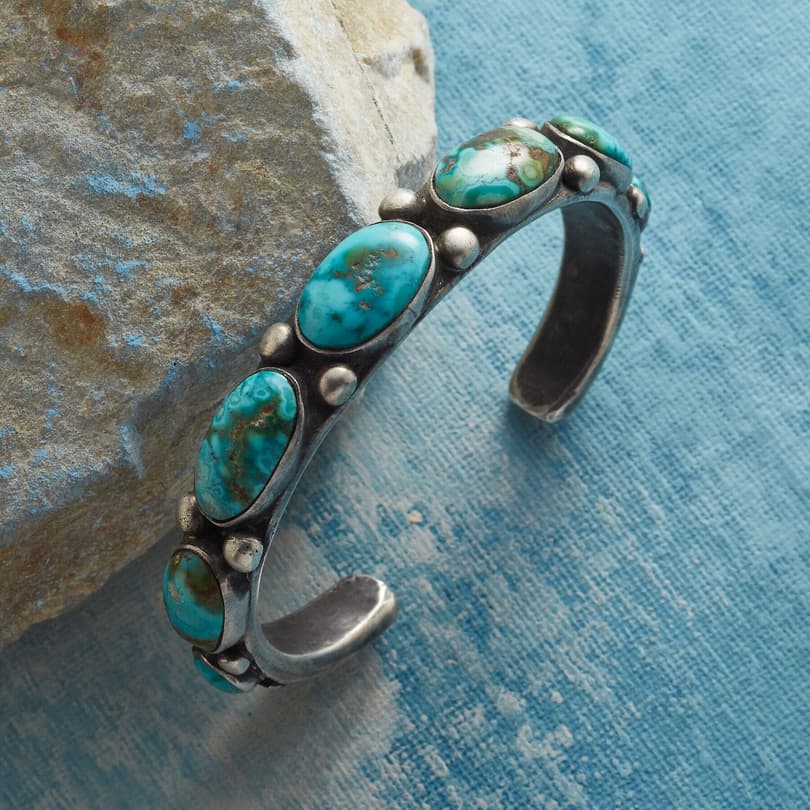 RIVER WAY TURQUOISE CUFF view 1