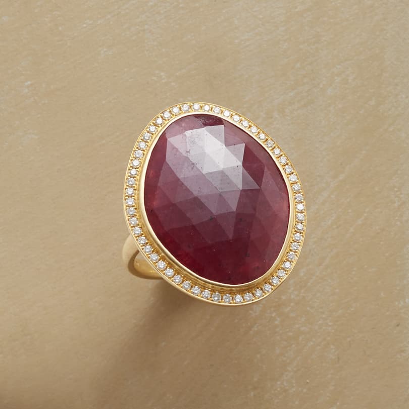 GARLAND RUBY RING view 1