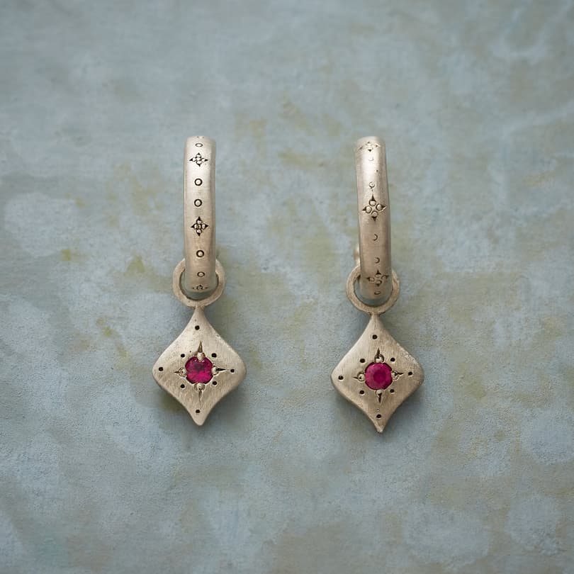 RUBY REGALIA EARRINGS view 1