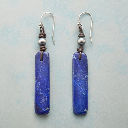 LAPIS SPIRES EARRINGS view 1