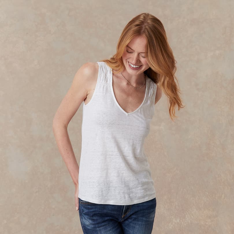 Deia Linen Tank View 2