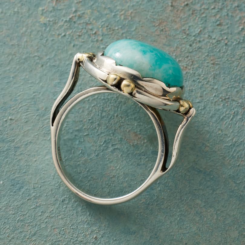 Amazonite Dome Ring View 2