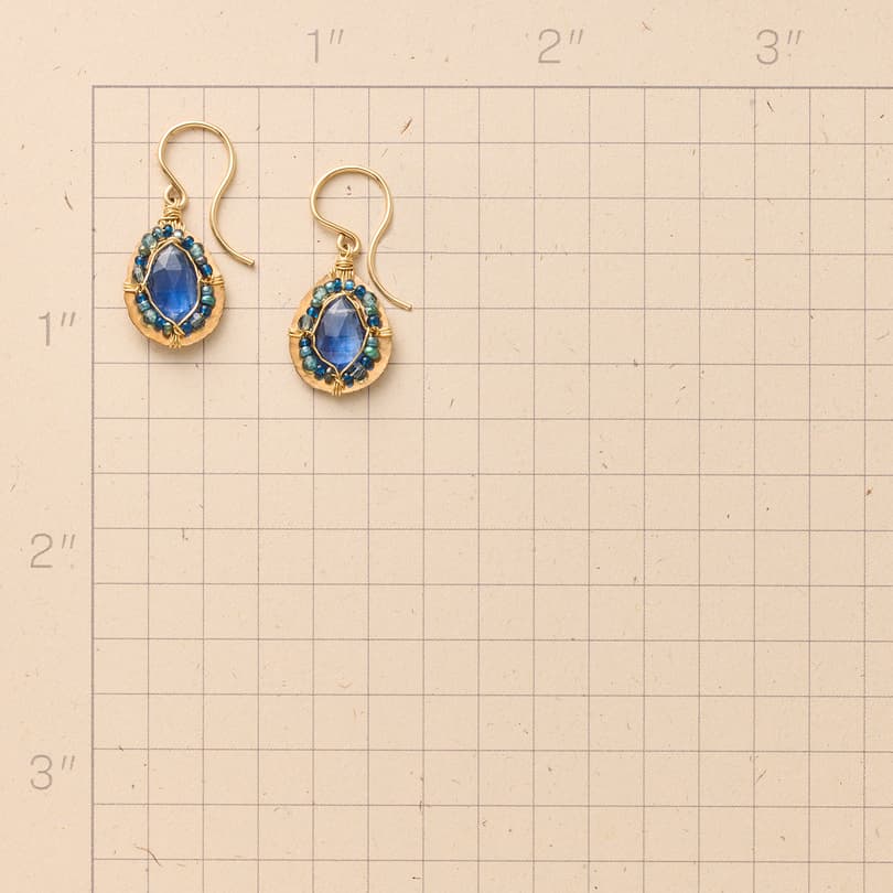 Azure Aura Earrings View 2