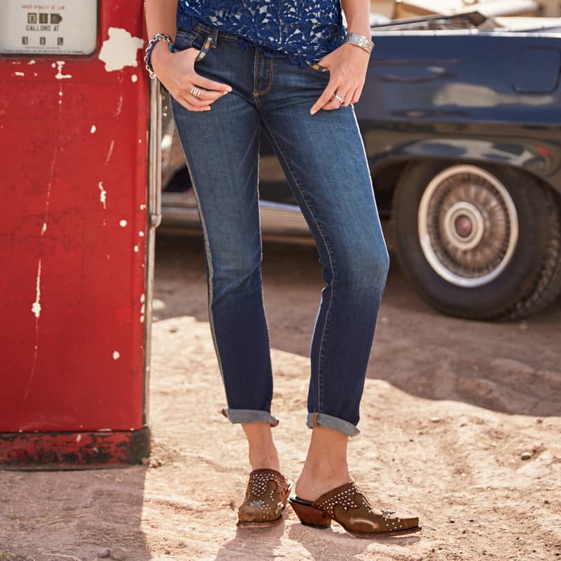 AUDREY EMBELLISHED JEAN view 1