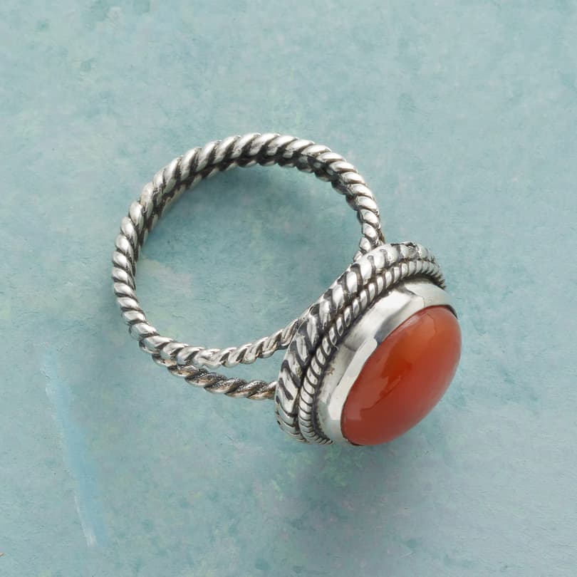 Carnelian Rounded Up Ring View 2
