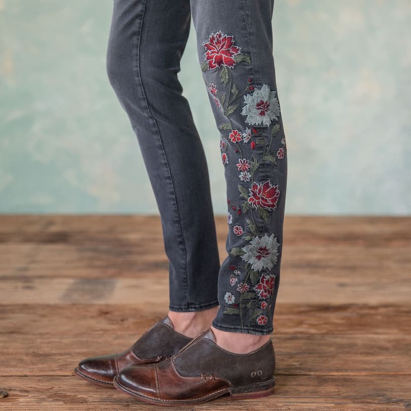 JACKIE FLORAL DRIFT JEANS view 4