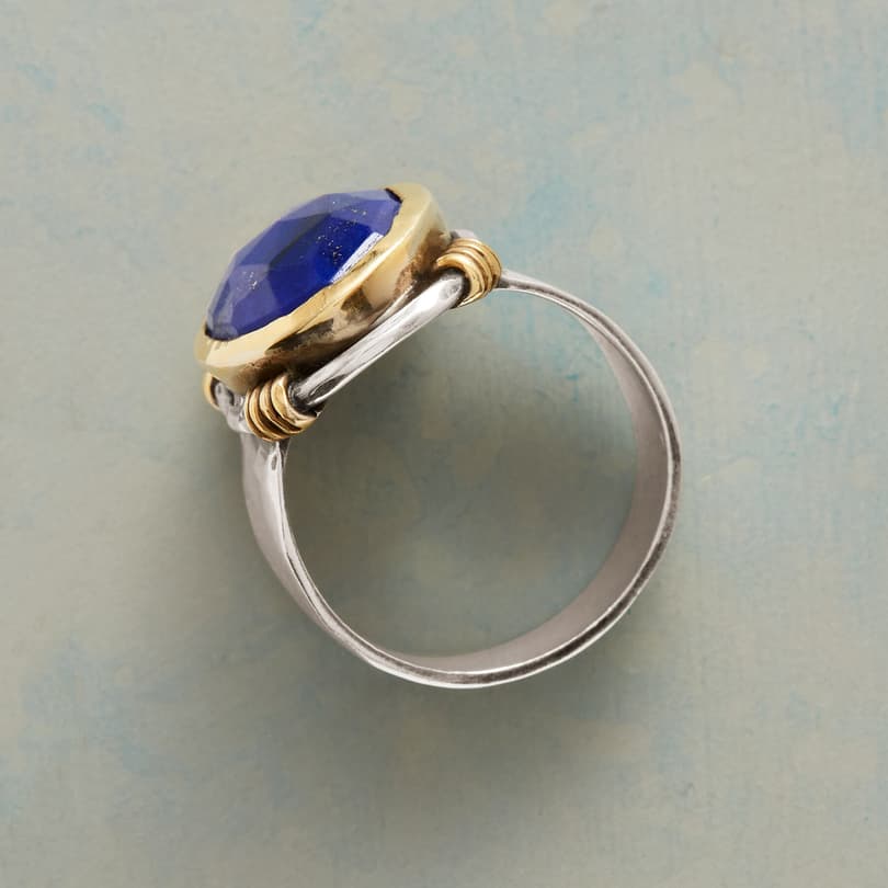 SILVERSMITH LAPIS RING view 1