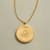 GOLD PLATE ZODIAC CONSTELLATION NECKLACE view 2