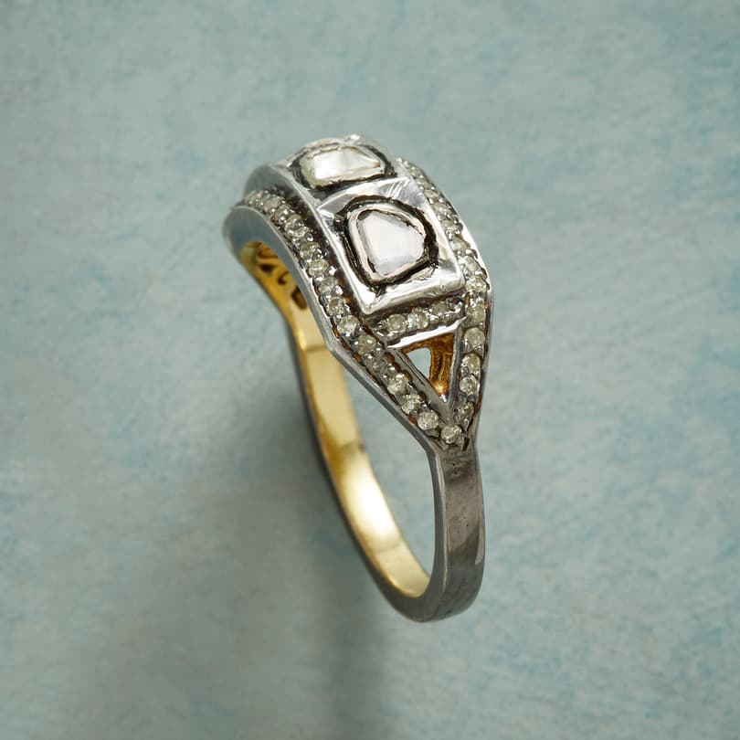 POLKI TRIO DIAMOND RING view 1