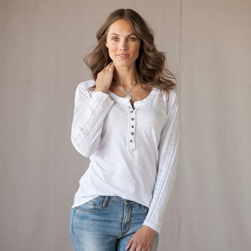 TIMELESS LACE HENLEY view 1