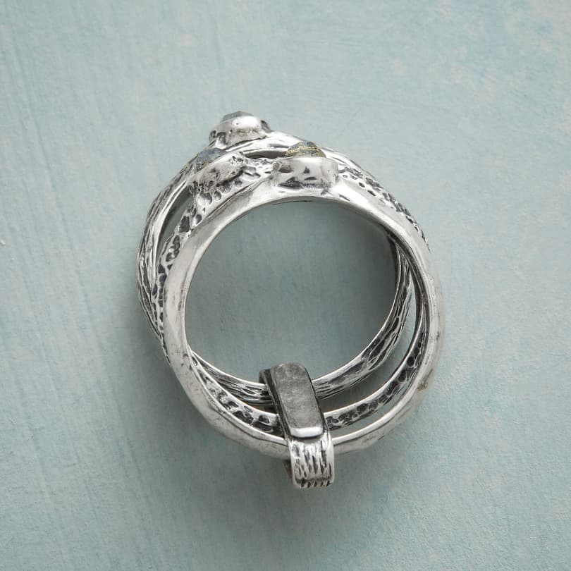 RICHLY TEXTURED RING view 1