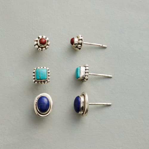 PRIMARY POSTS EARRING TRIO view 1