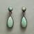 DROPLETS OF CHRYSOPRASE EARRINGS view 1