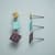 SQUARE ON STUDS, SET OF 3 view 1