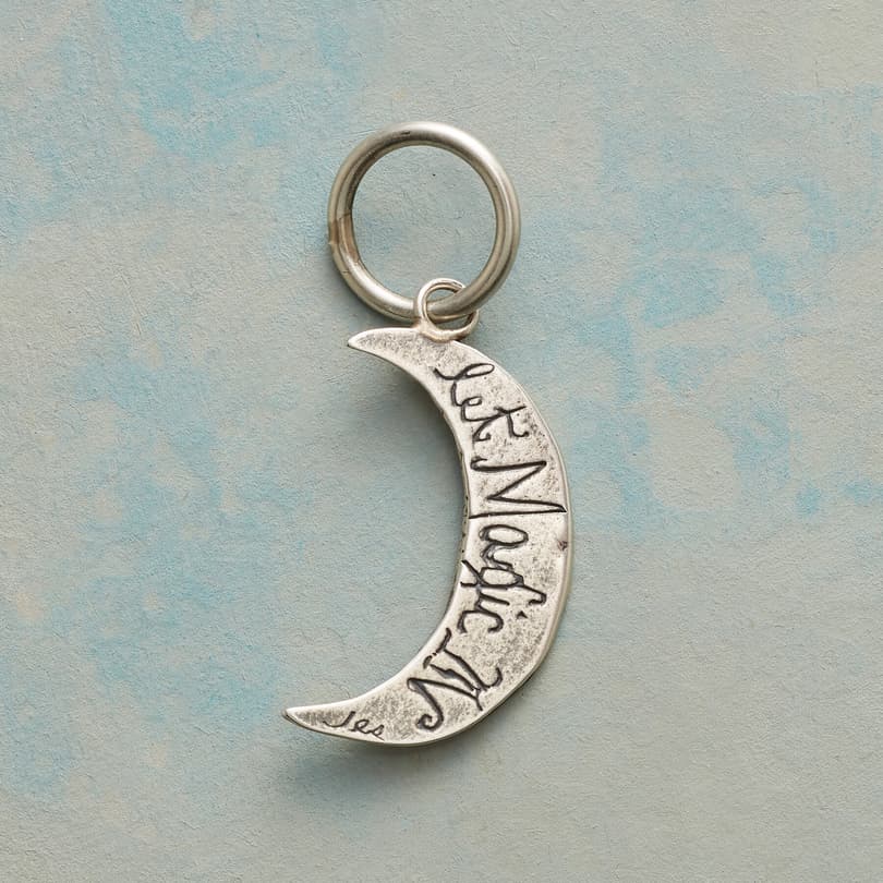 STERLING SILVER MAGIC MOON CHARM view 1