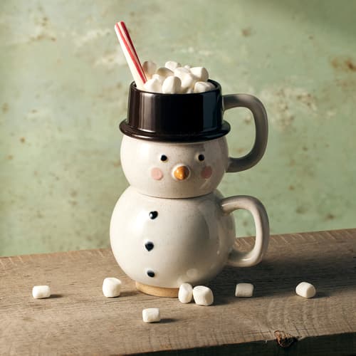 Holiday's Cheer Stacking Mug Set