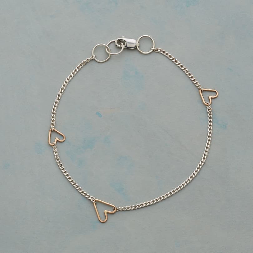 TINY HEARTS, BIG LOVE BRACELET view 1