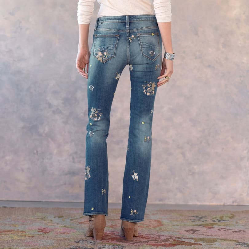 KELLY FLORAL PATCH JEAN view 2
