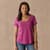 Ultimate Airy Slub Scoopneck Tee, Petite View 1