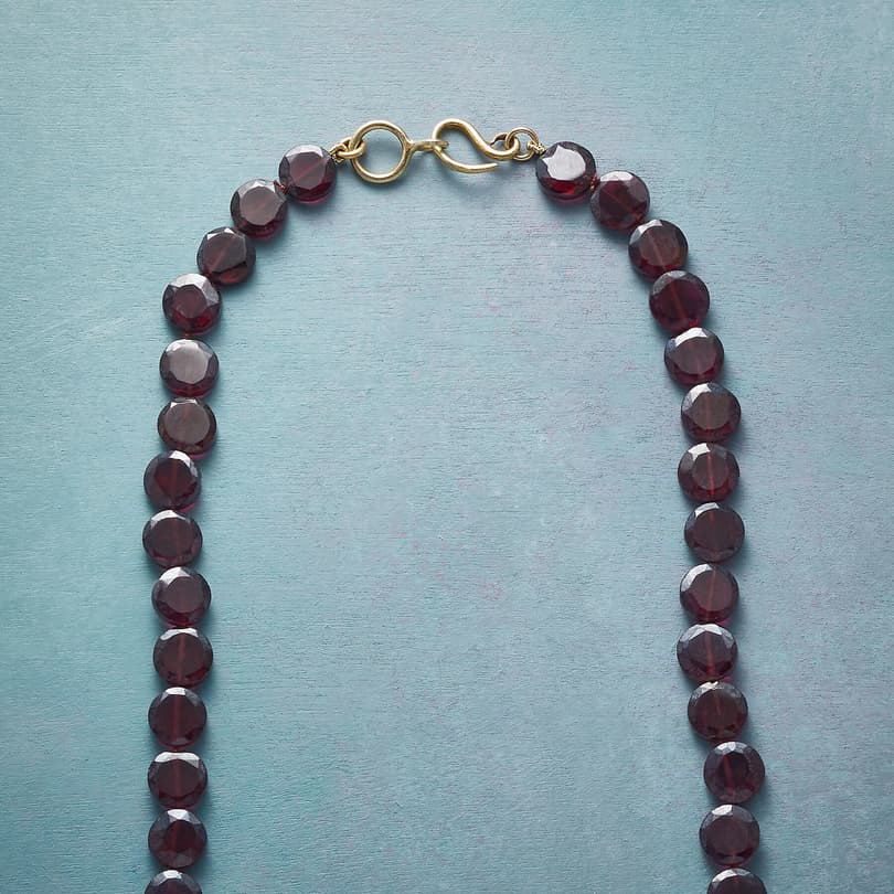 ENWRAPPED GARNET NECKLACE view 2