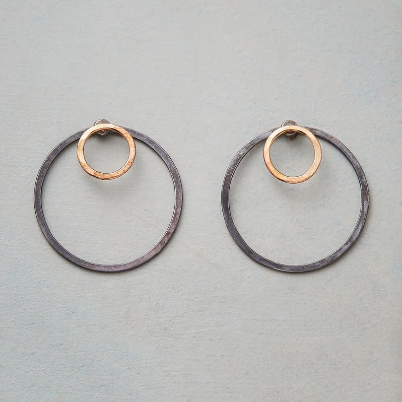 DOUBLE CIRCLE EARRINGS view 1
