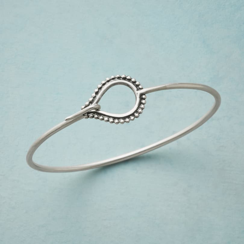 CHARMED STERLING SILVER BANGLE view 1