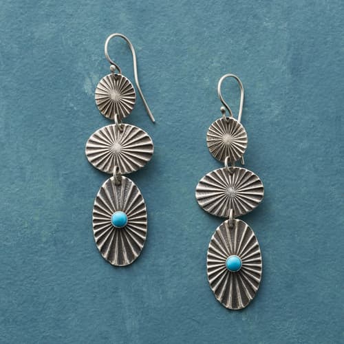 Spinning Wheel Earrings View 1