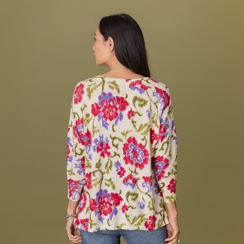 Floral Johanna Sweater, Petite View 2