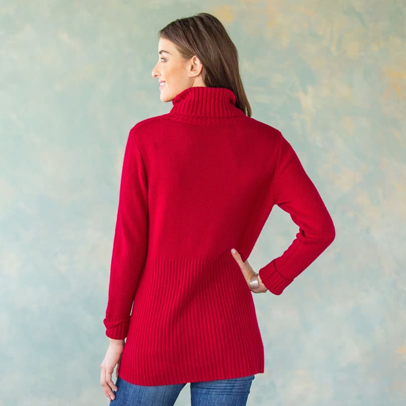 CASHMERE TURTLENECK SWEATER view 1