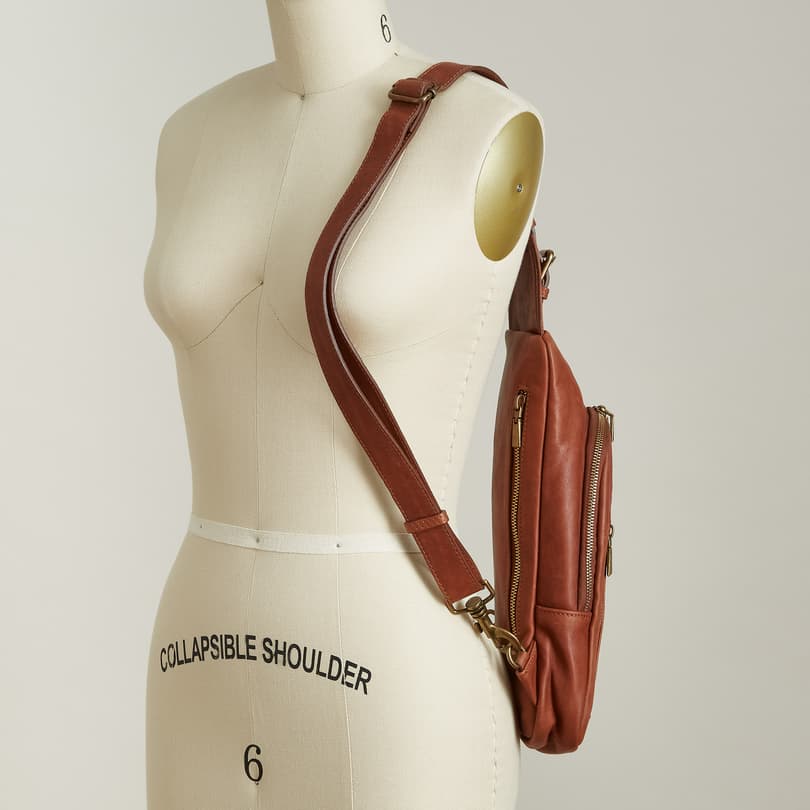 Marlowe Leather Bucket Bag, Spiced Berry