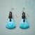 TETHERED TURQUOISE EARRINGS view 1