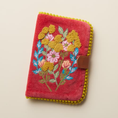 Embroidered Blooms Jewelry Organizer
