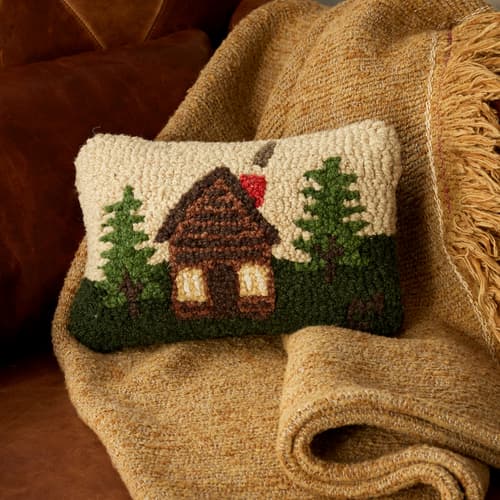 Cabin In The Woods Mini Pillow View 1