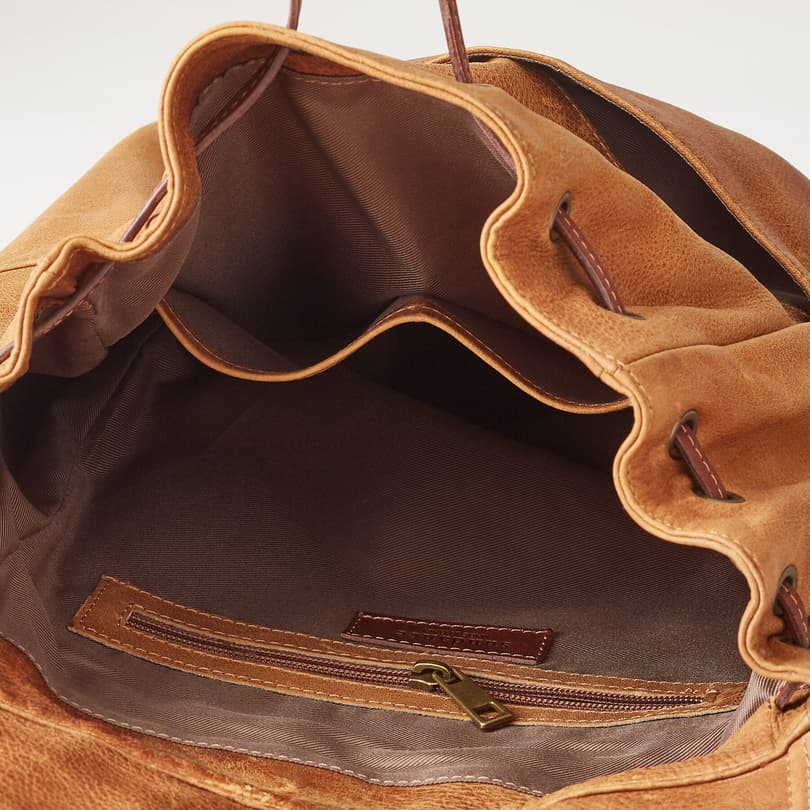 LEATHER SIMPLICITY BACKPACK view 2
