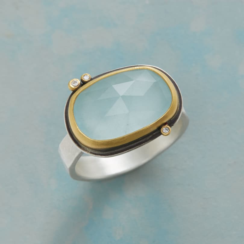 DIAMOND DOTTED SKY RING view 1