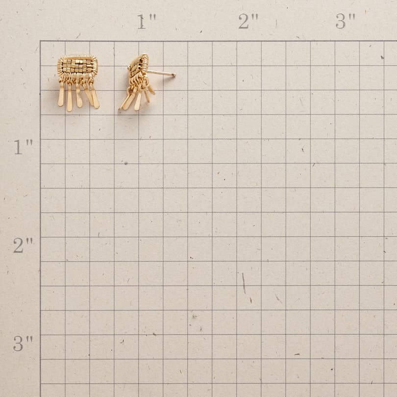 PATCH OF GOLD EARRINGS view 1