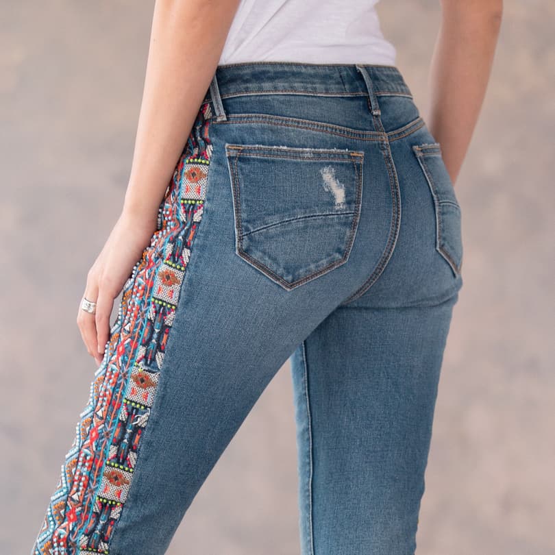 JACKIE BEADED JEANS view 4