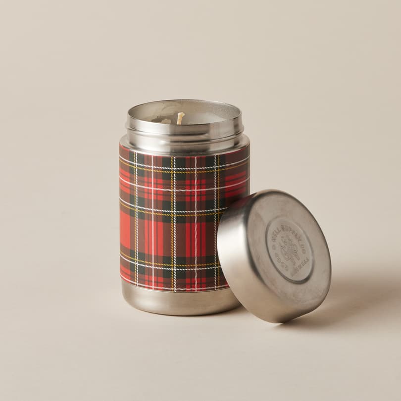 Williams Sonoma Plaid Insulated Beverage Container