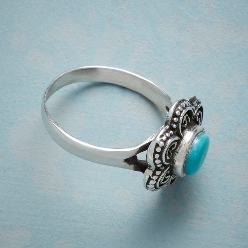 FLOWERING TURQUOISE RING view 1