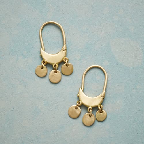 DANGLING DISKS EARRINGS view 1