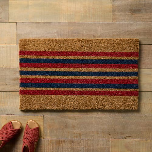 Seasonal Stripes Doormat View 1