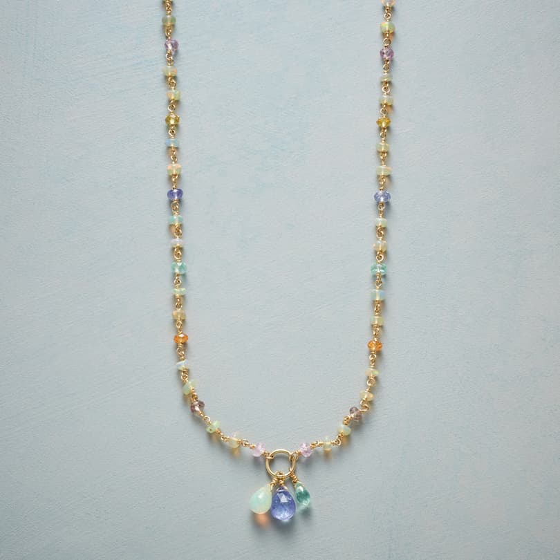 GOLD RAINBOW NECKLACE view 1