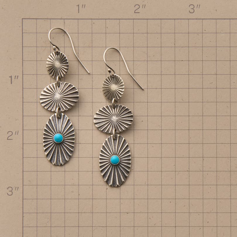 Spinning Wheel Earrings View 2