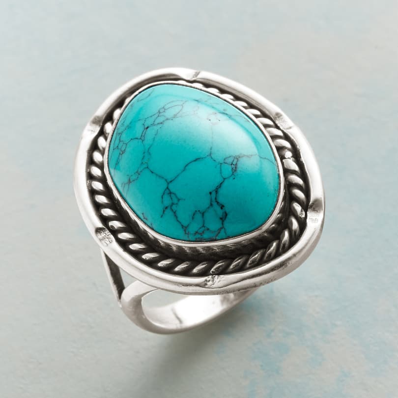 RODEO TURQUOISE RING view 1