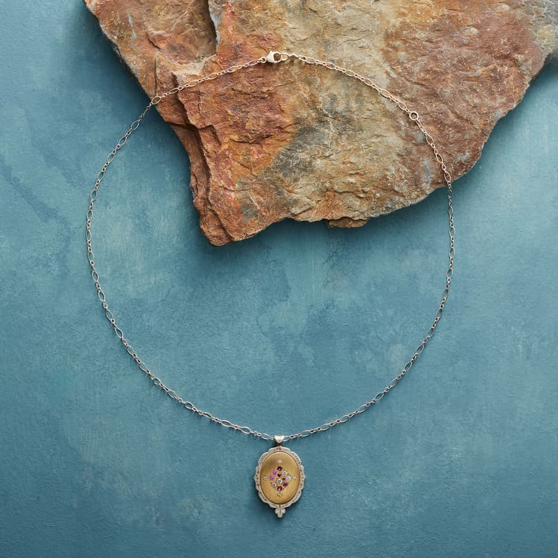 Rosy Starburst Necklace View 2