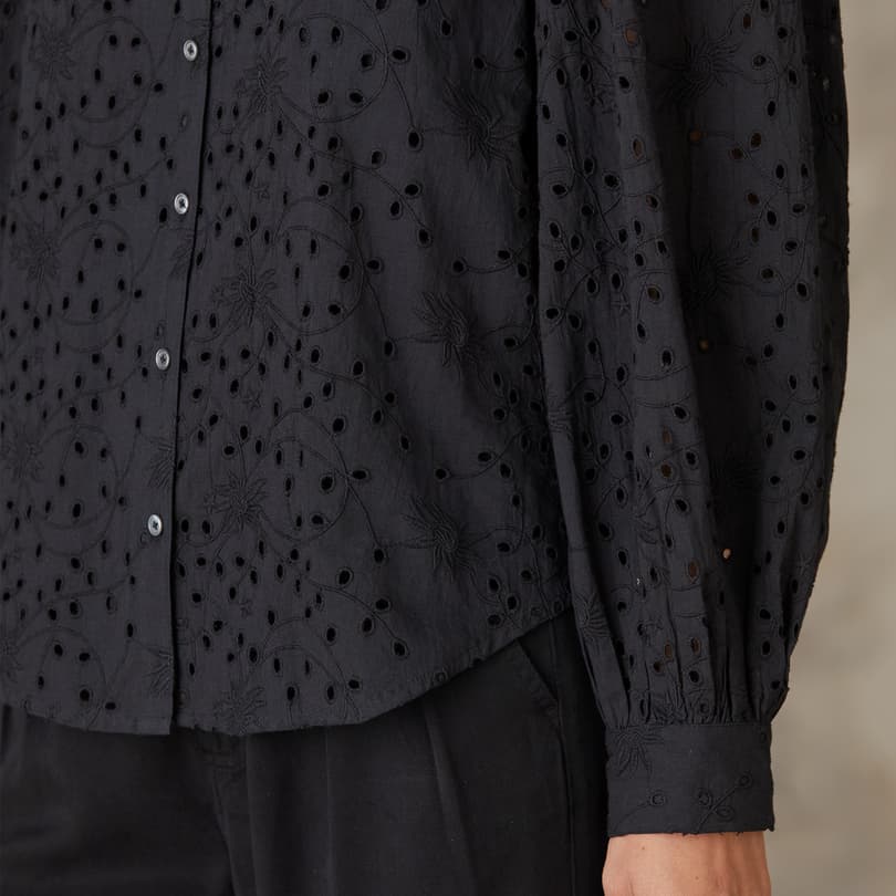 Celestine Eyelet Shirt, Petite View 15