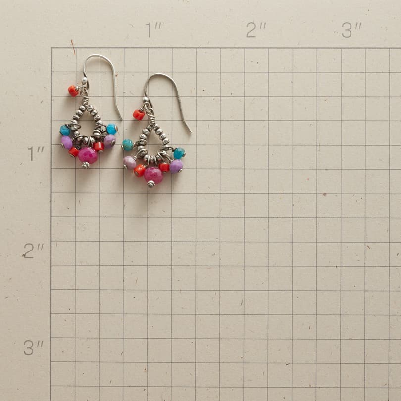 Berry Splash Earrings View 2