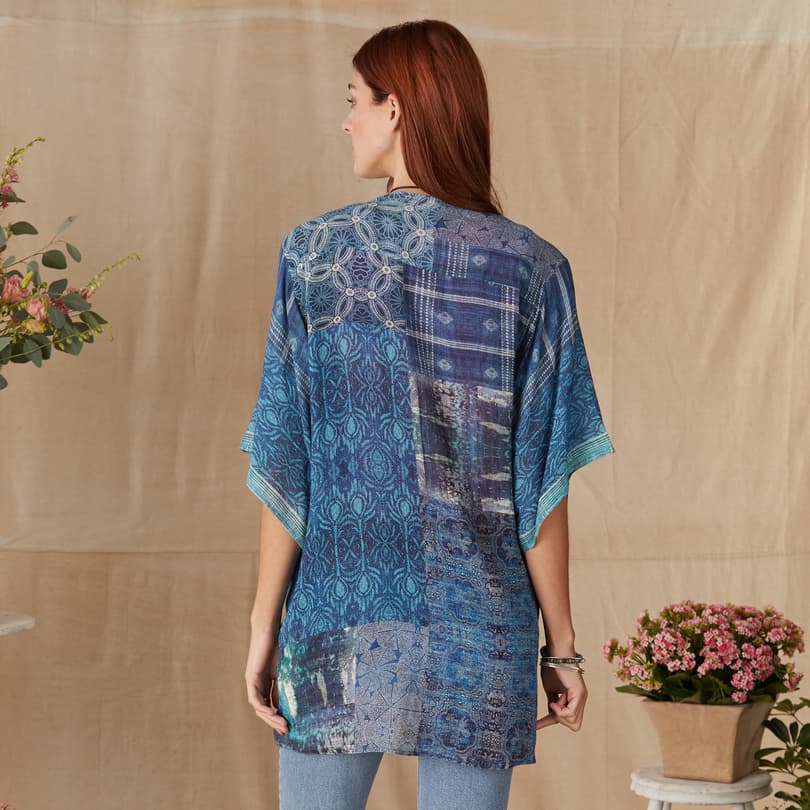 Blue Lagoon Kimono View 2