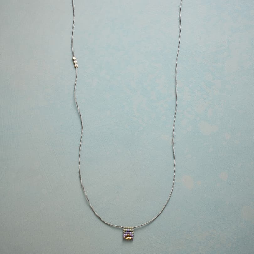 WOVEN GEOMETRY NECKLACE view 1