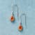 Carnelian Bonfire Earrings View 1